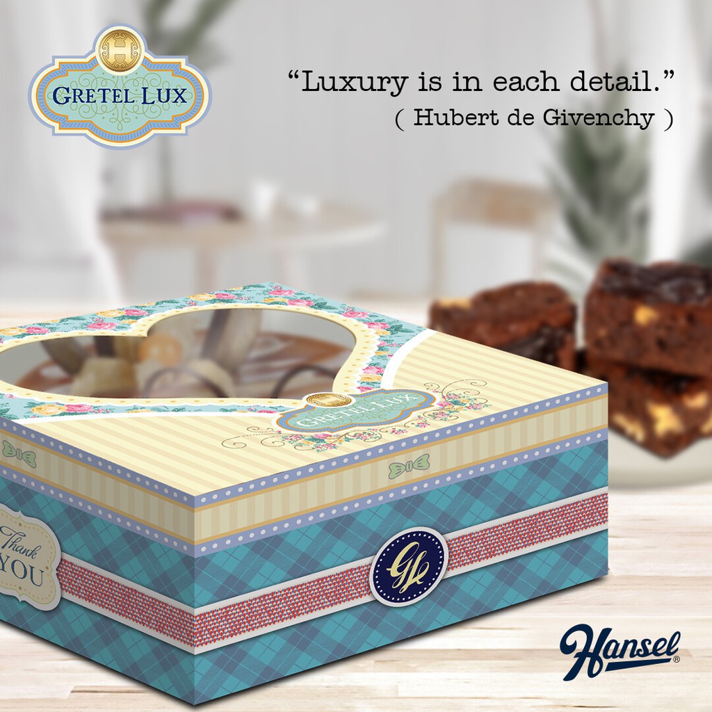 

Dus Kue Hansel Gretel Lux 24x24x10 isi 10 pcs