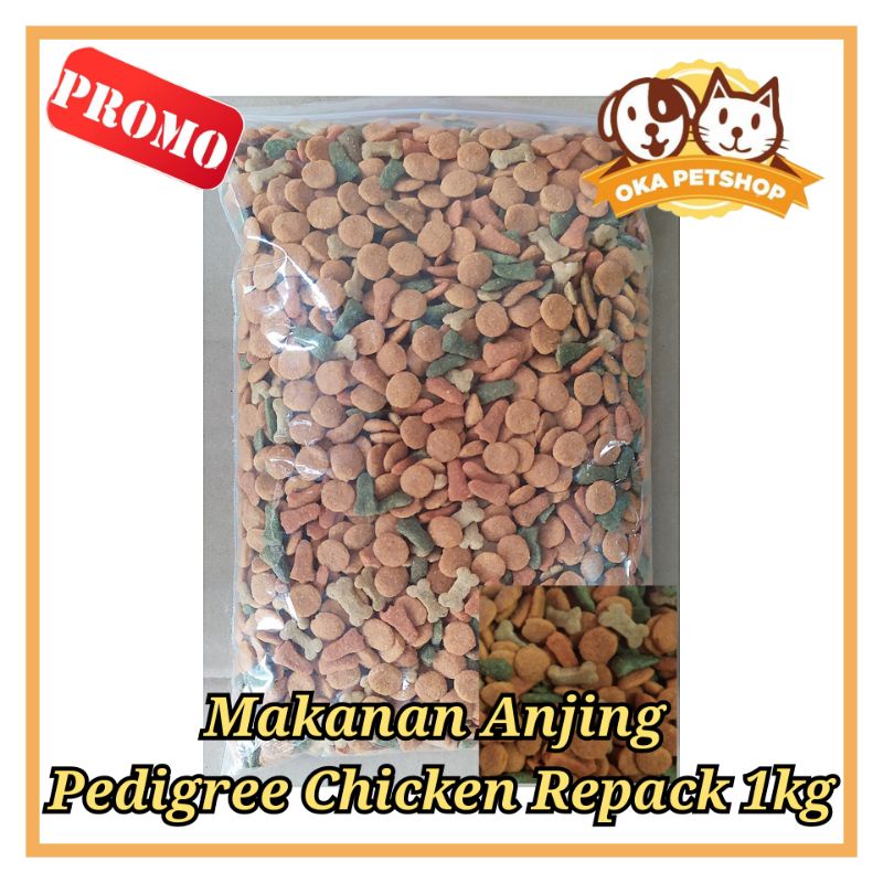 makanan anjing pedigree chicken 1kg / pedigree chicken 1kg / dog food pedigree