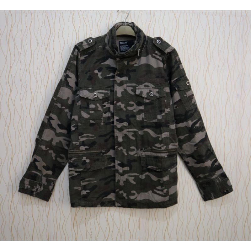Jaket Parka M65 Camouflage CAMO Army Original Begum