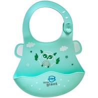 Little Giant Mo-A Soft Silicone Bib Celemek Bayi Silikon