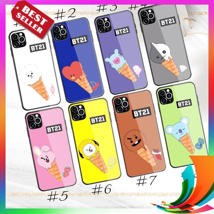 【TERBARU】 Premium Case Hp Glass Motif Bts Bts 4 Samsung Galaxy A50