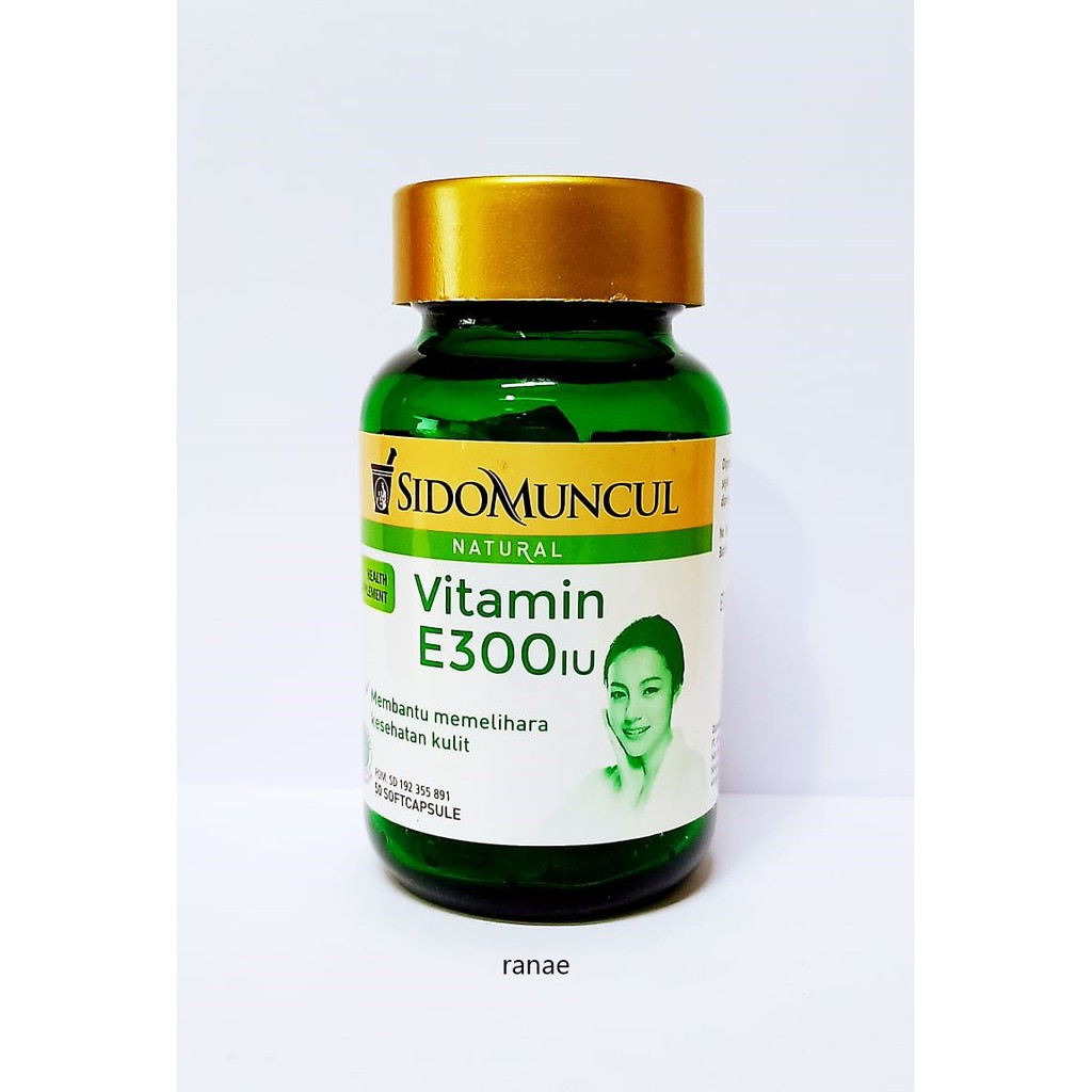 Sidomuncul Natural Vitamin E300 IU Soft Capsule 50 Kapsul