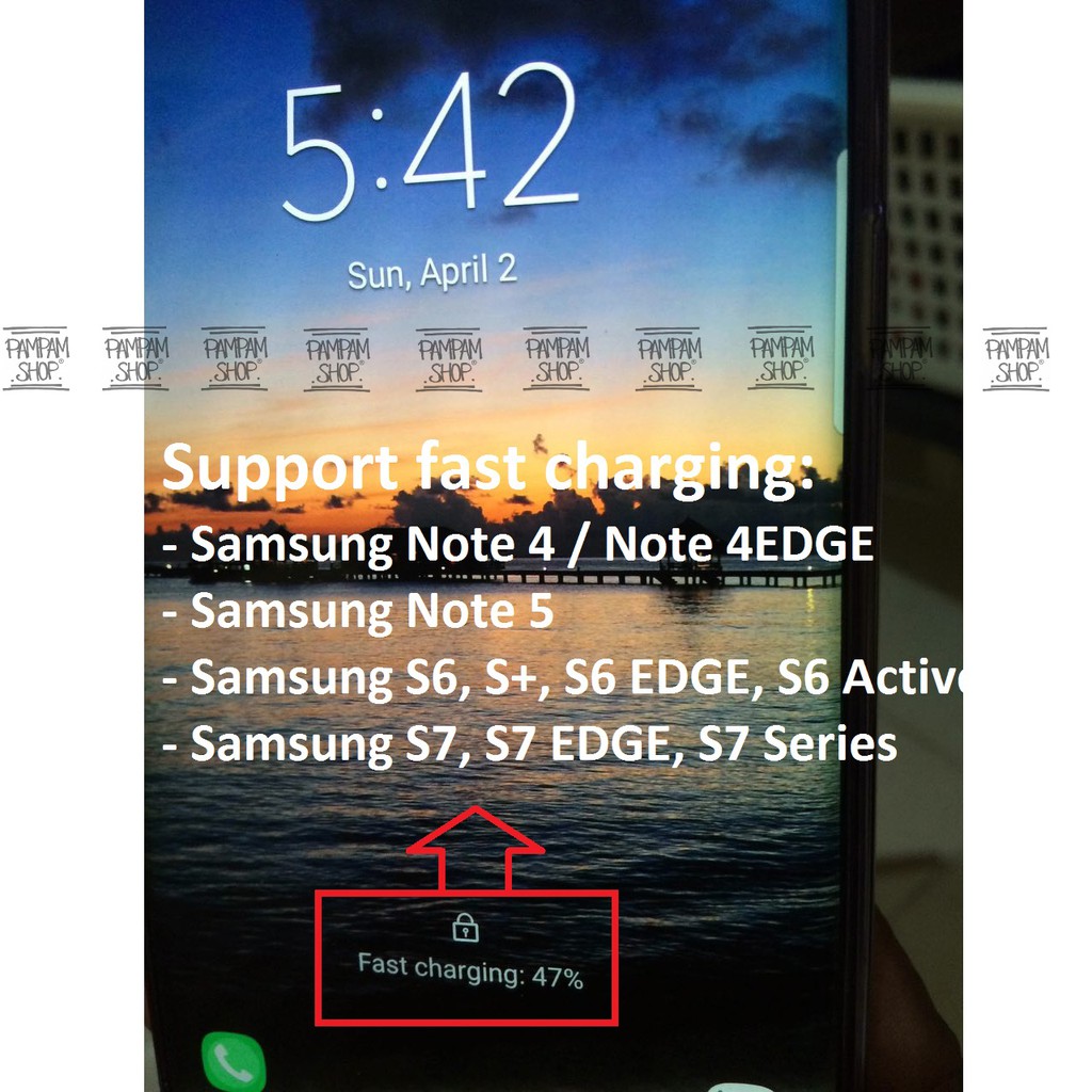Adaptive Fast Charging Samsung Galaxy S6 S7 Original OEM | Casan, Charger, Carger, SEIN Micro USB