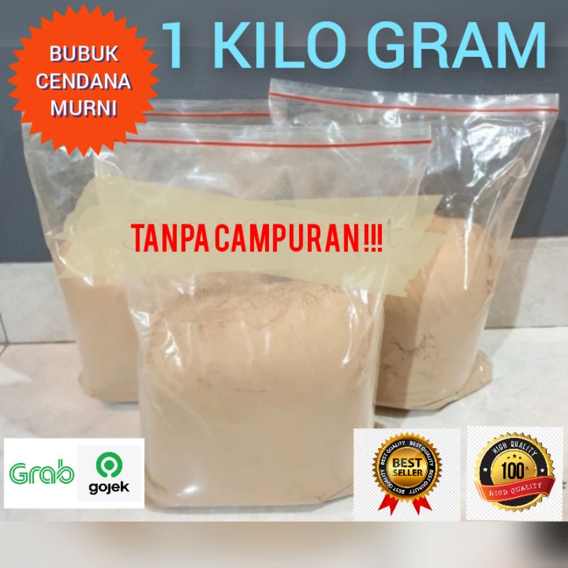 bubuk cendana murni 1 kilo gram serbuk kayu cendana