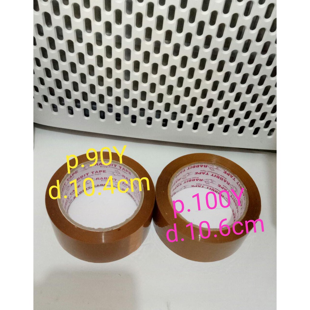 

Lakban / ISolasi besar Coklat 2 inch ,90Y dan 100Y