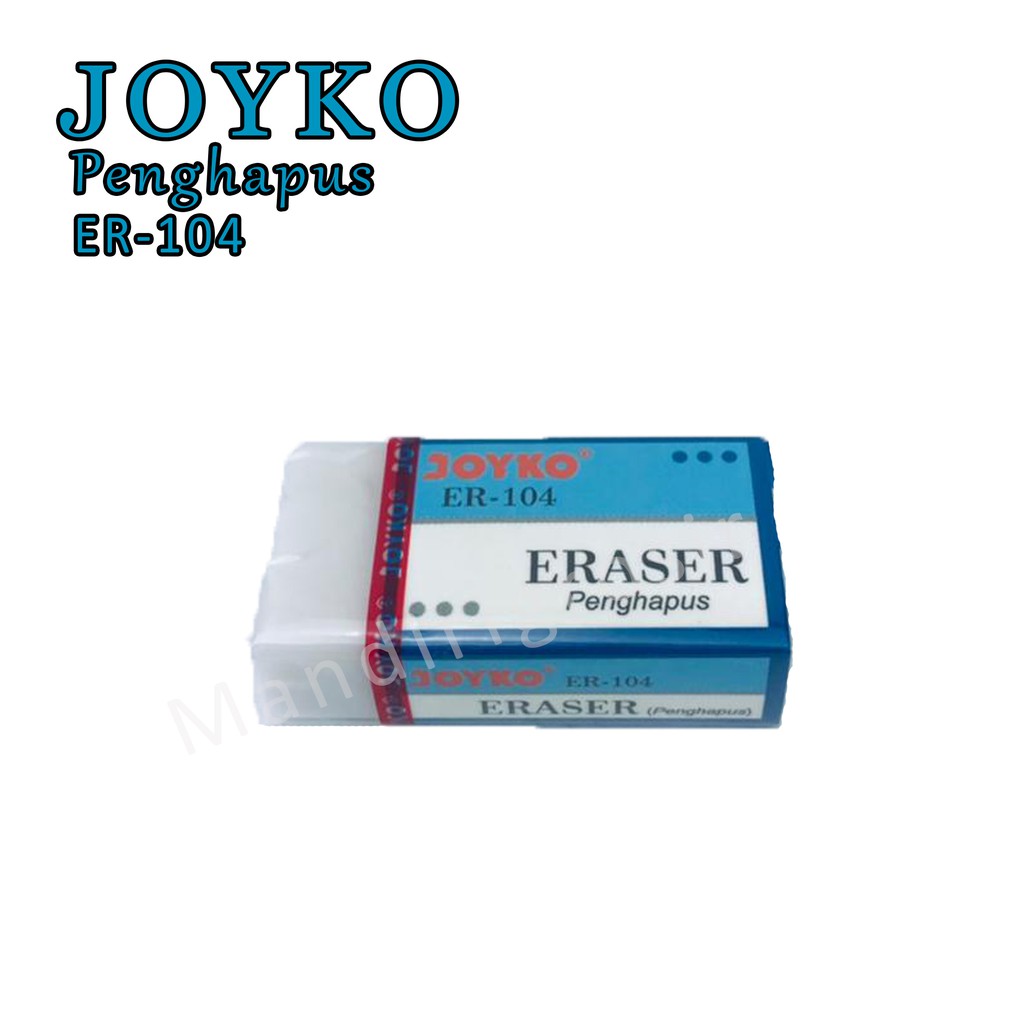 Eraser ER-104 * Joyko * Penghapus * Putih