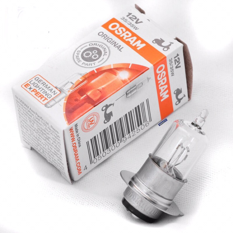 BOLHAM LAMPU DEPAN OSRAM 12V 35/35W BEBEK METIC