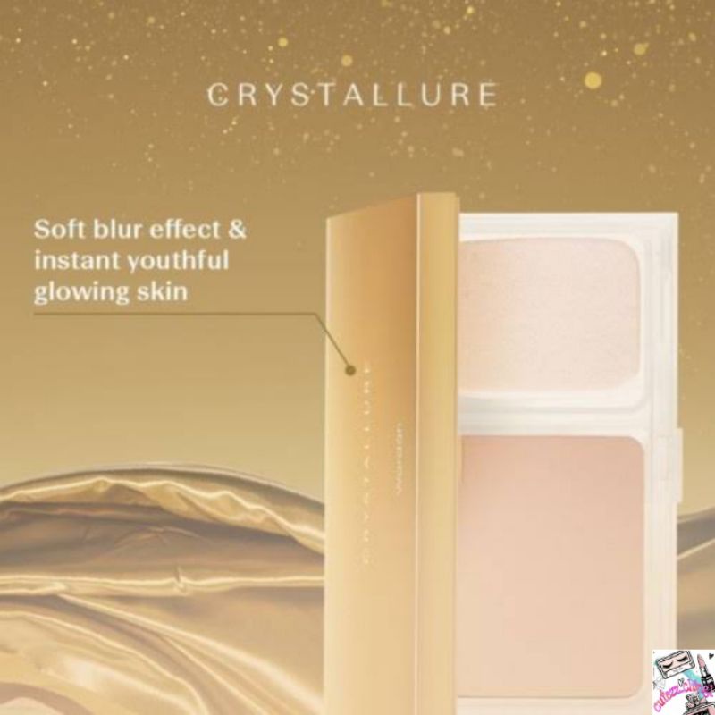 ☃️Cutezz_Ching1☃️Wardah Crystallure Precious Luminizing Silk Powder Foundation 12g