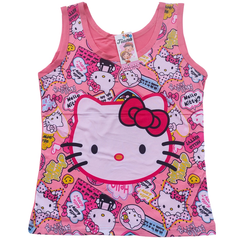 Kaos Singlet Motif HK CUTE TALI BESAR / Kaos Dalam Anak Perempuan