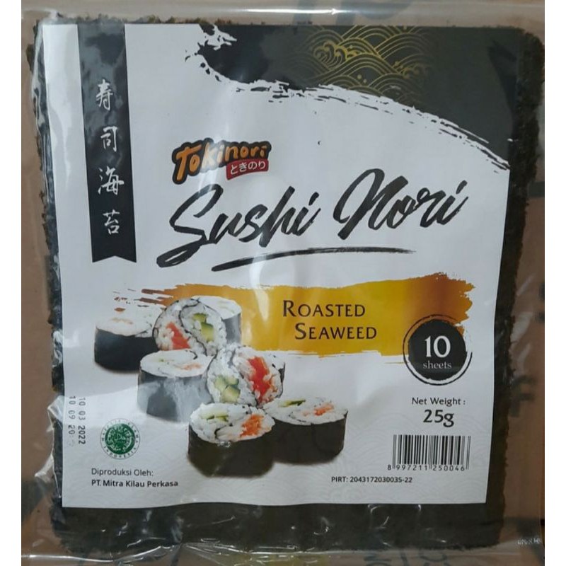 

Toki Nori roasted seaweed 10 Sheets