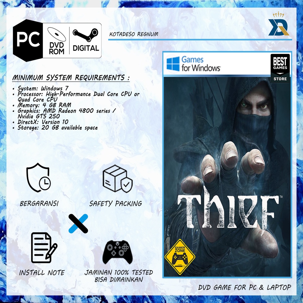 Jual THIEF Definitive Edition PC Games Kaset DVD Game PC Shopee 