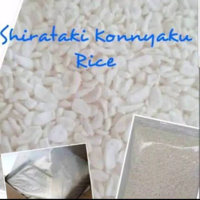 

Beras Shirataki 500gr Konnyaku Rice Low Carbs, Rendah Kalori
