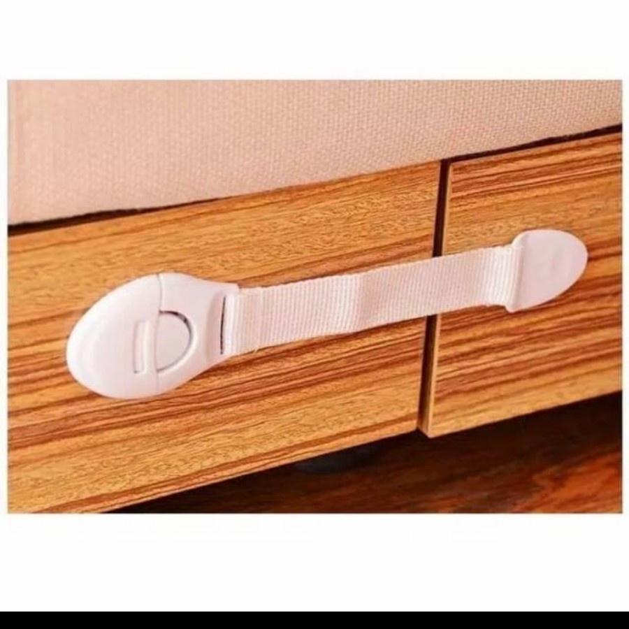 Gen2 Pengaman Laci Lemari Pintu Kulkas Anak Sudut Safety Lock Belt NEW pengaman pintu
