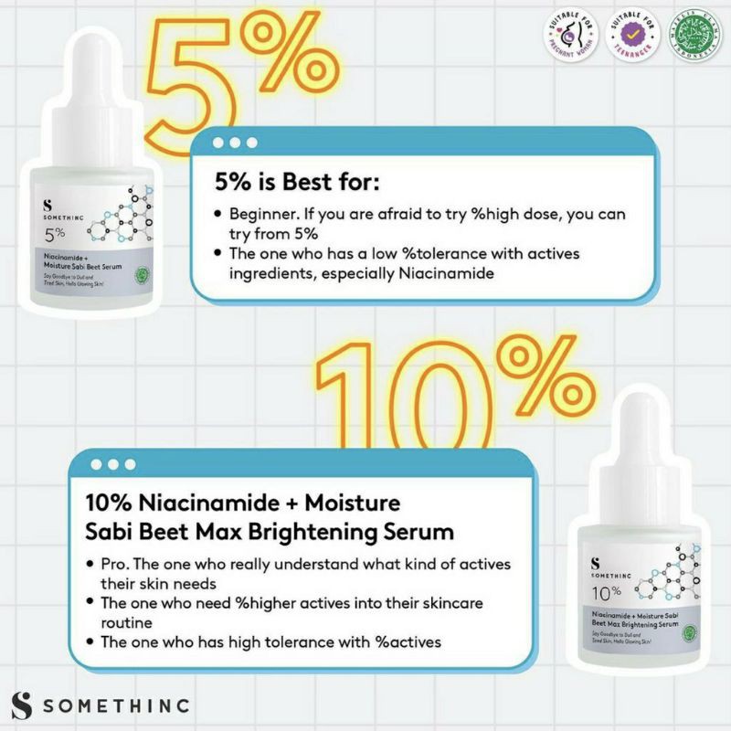 SOMETHINC 5%&amp;10% Niacinamide + Moisture SABI BEET MAX Brightening serum