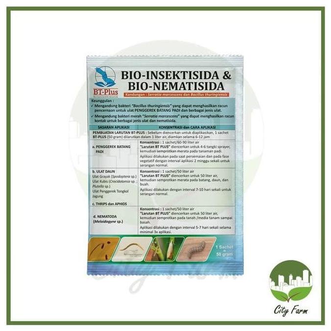 >*>*>*>*] Bt - Plus (Bio - Nematisida & Bio - Insektisida) Pestisida Organik