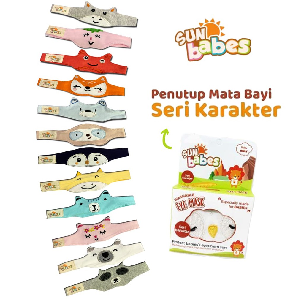 SUN BABES PENUTUP MATA BAYI ULTRASOFT / CHARACTER (RANDOM)