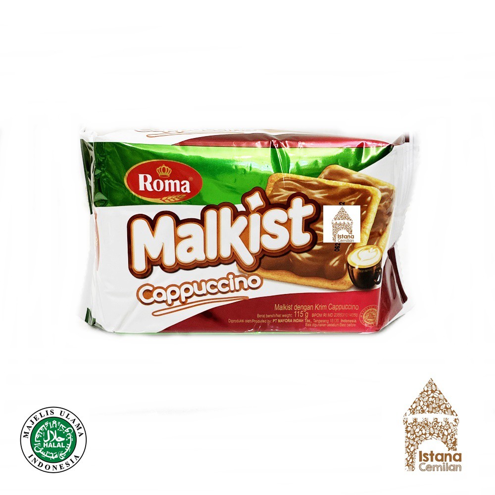 Roma Malkist Crackers / Abon / Cokelat / Krim Tiramisu / Cappuccino