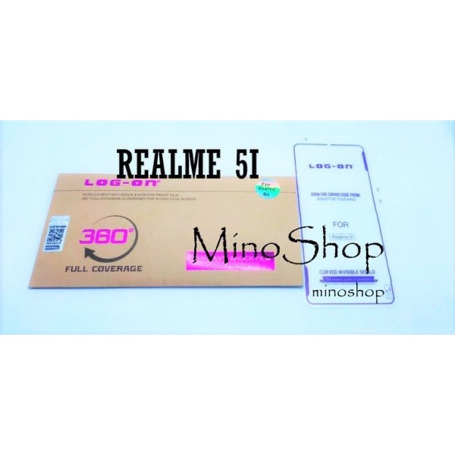 ANTISHOCK LOG ON REALME 5i SCREEN PROTECTOR - ANTIGORES JELLY