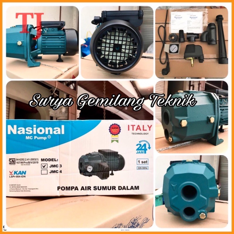 Pompa Jet Pump Otomatis Nasional 255 Pompa Sumur Dalam Jet Pump Nasional MC Pump