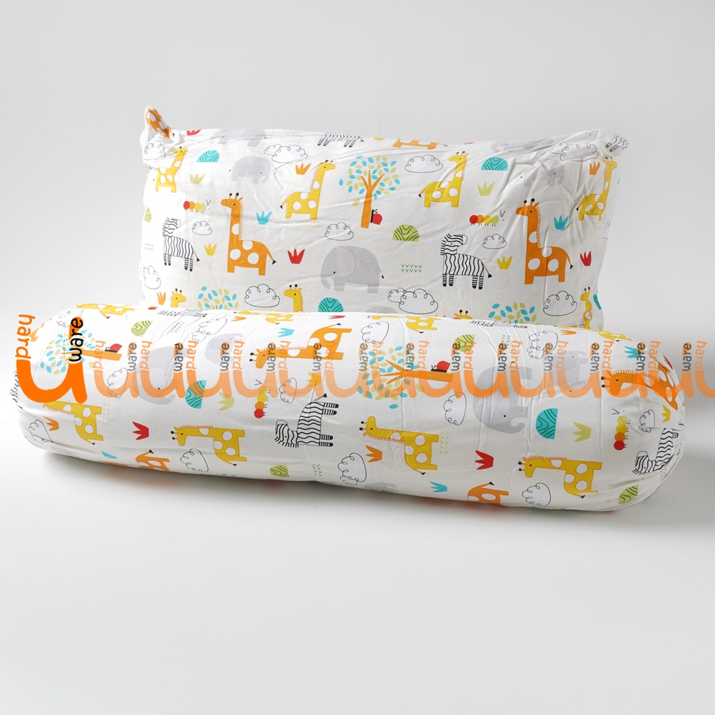 PAKET BANTAL GULING LUCU ANAK BALITA JUNIOR / BANTAL GULING SILIKON PLUS SARUNG BANTAL MOTIF MURAH