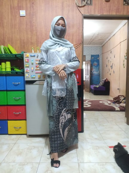 Shopashop Solo Batik Couple Arafah Aplikasi Payet Mutiara