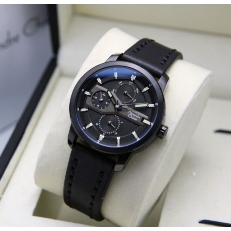 Jam Cewek Alexandre Christie AC6562 Original Black
