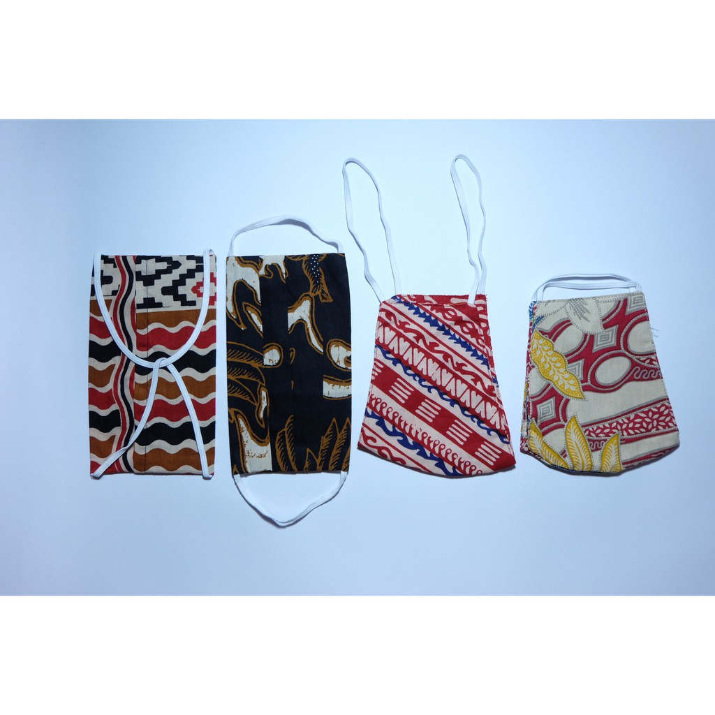 HANANIA MASKER KAIN BATIK *HEADLOOP (HIJAB) & *EARLOOP (NON HIJAB)
