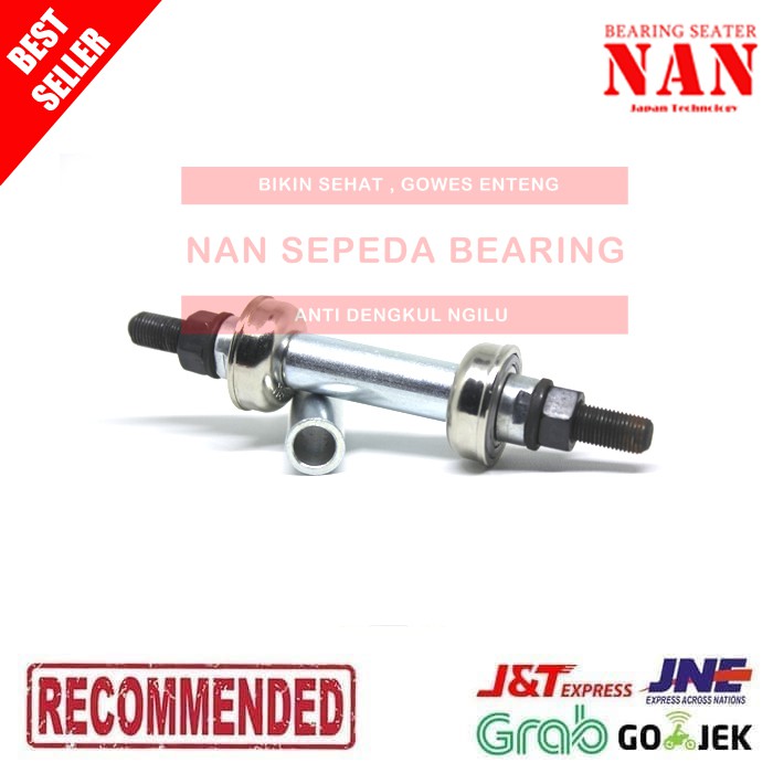 bosh bos as roda tengah sepeda MTB Gunung Evergreen