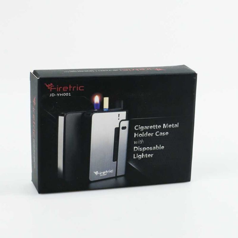 Firetric Kotak Rokok Case with Lighter Korek Api Slot - JD-YH001