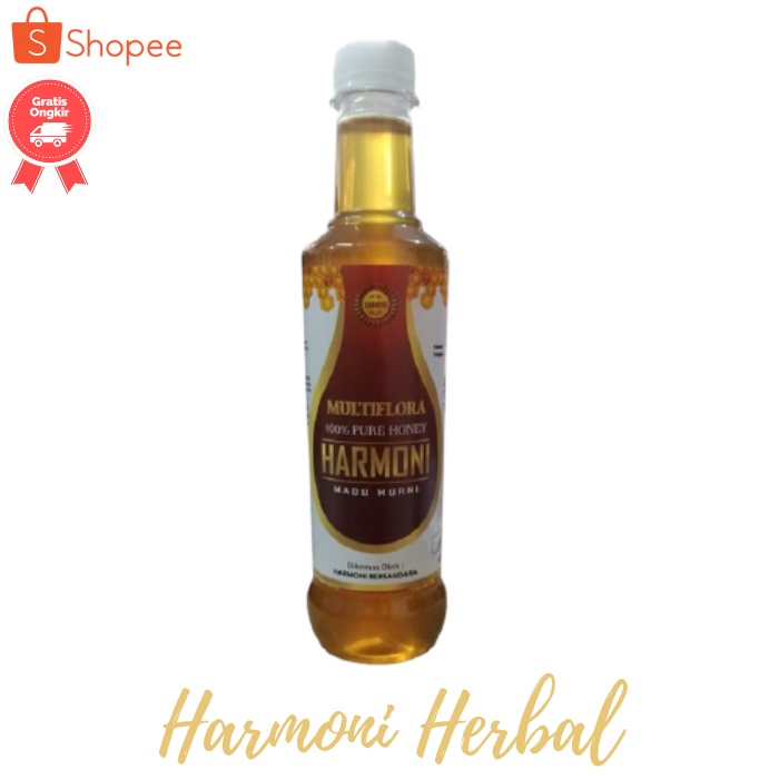 Madu Murni Harmoni Multiflora / Madu Manis Asli Multiflora Asli Original