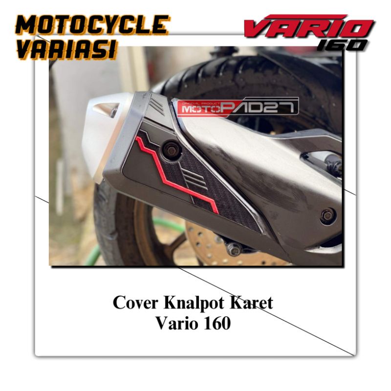 Stiker Vario 160 Knalpot Vario 160 Cover Knalpot Vario 160 Karet