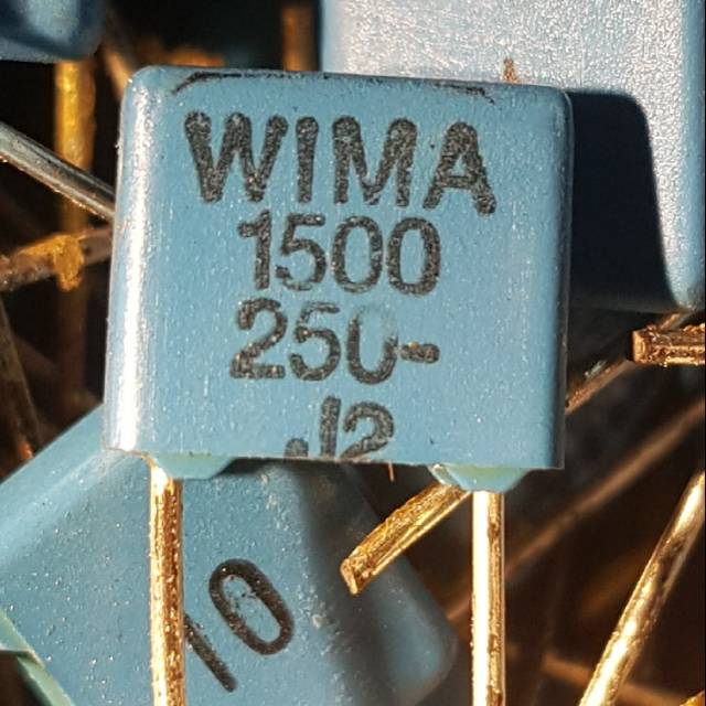 Wima 1N5 250V FKP2 P.5mm asli Germany