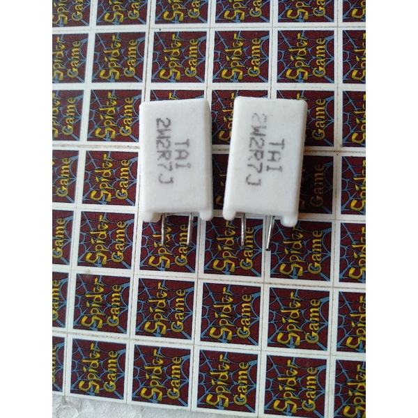 Resistor kapur 2.7ohm 2R7 2w