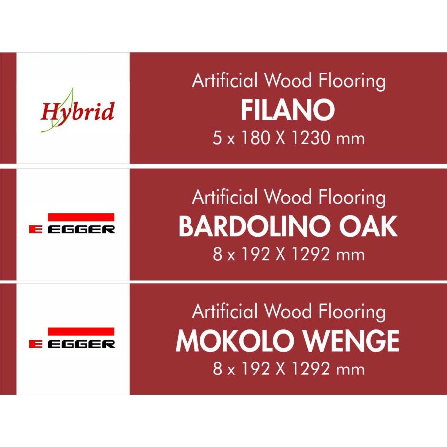 

stiker vinyl floring 10x2,5cm