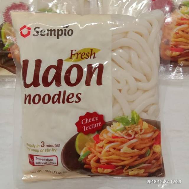 SEMPIO FRESH UDON noodles CHEWY TEXTURE Shopee Indonesia
