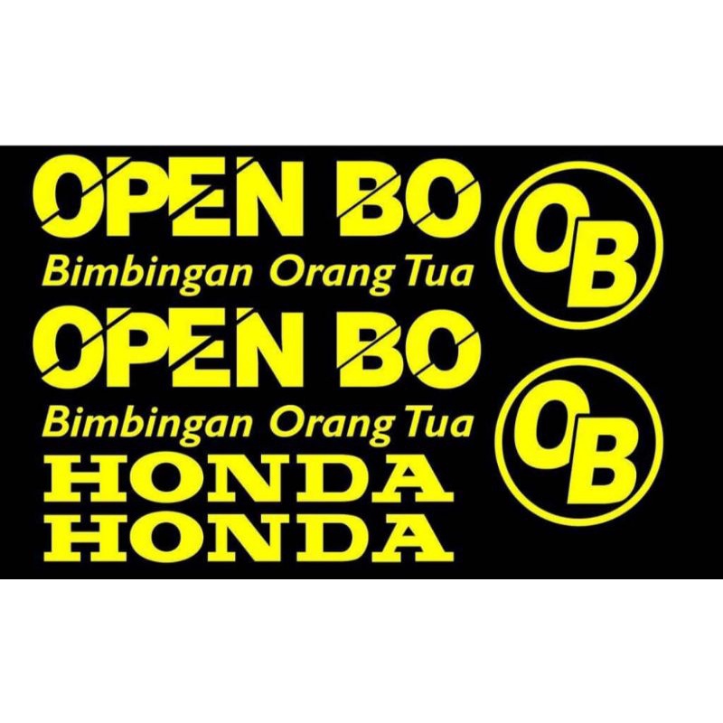STIKER OPEN BO SCOOPY