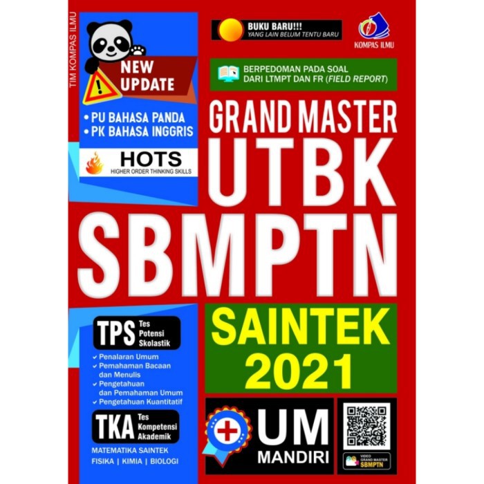 BEST SELLER GRAND MASTER UTBK SBMPTN SAINTEK 2021 - TIM KOMPAS ILMU
