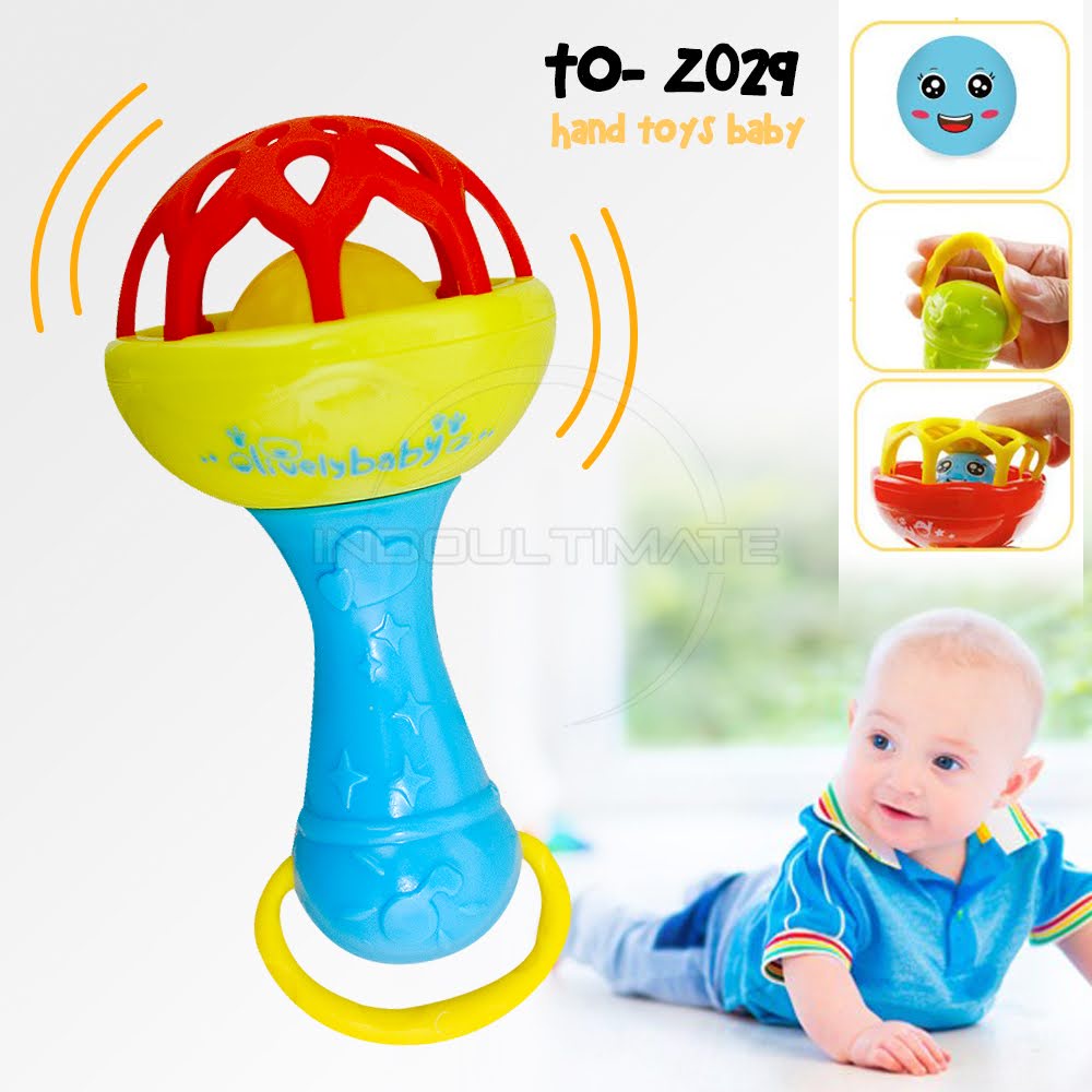 TO-Z029 Mainan 1pcs Genggam Bayi Mainan Lonceng Kerincingan Gemerincing Bayi Teether Baby Toy Silicone Mainan Edukasi Toys Baby Rattle Bayi Empeng Mainan Gigitan Bayi Mainan Kerincing