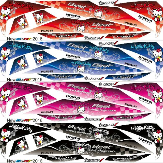 Beat new stiker sticker striping thailand thailook termurah