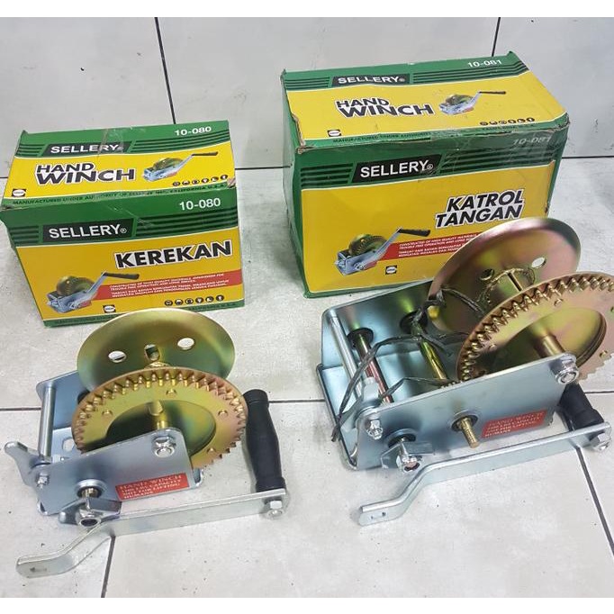 Hand Winch / Kerekan / Katrol Tangan 1200 LBS Sellery