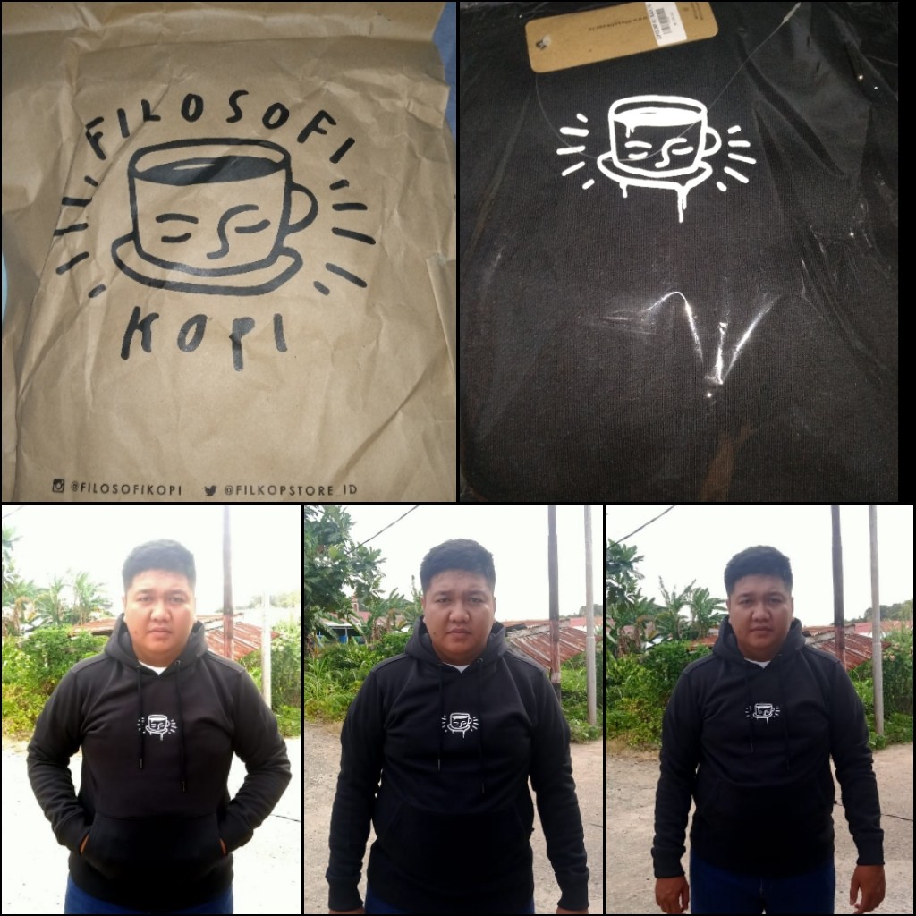 Filosofi Kopi Hoodie COFFEE Drip Hd Black Shopee 