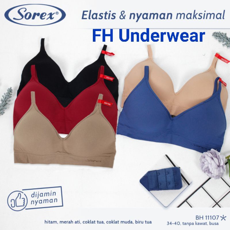 Grosir  Bra sport sorex seamless tanpa kawat 11107