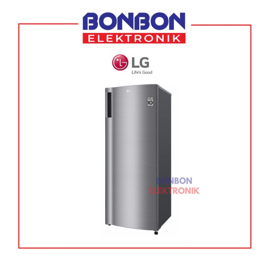 LG Upright Freezer GN-IN304SL / GNIN304SL 165L 6 Rak Lemari Es Pembeku