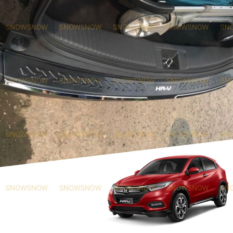 Sillplate Belakang Honda Hrv Elegant Hitam List Chrome