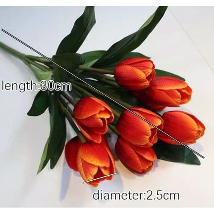 Artificial Flowers - Tulip (9heads)