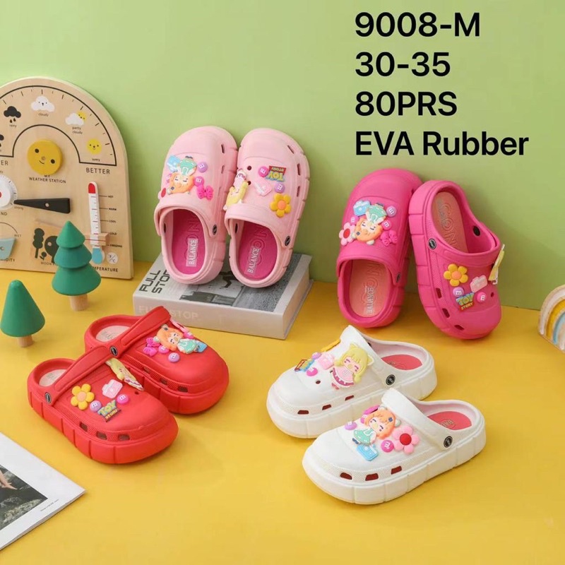 SEPATU SANDAL BAIM BAE CLOG JIBBITZ ANAK PEREMPUAN BALANCE 9008 - M