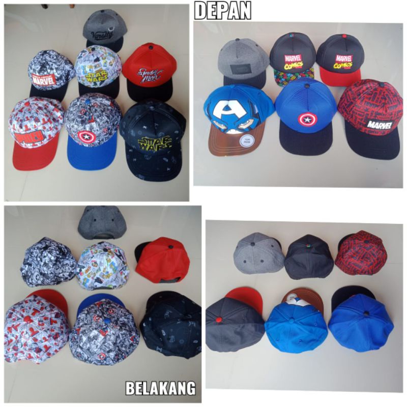 TOPI MARVEL ANAK ORI