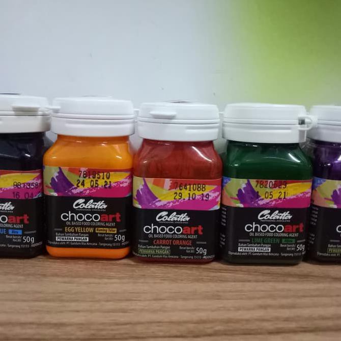 

31.87-Kue- Colatta Chocoart Oil Based Coloring Agent - Egg Yellow -Terlengkap-Termurah-Dijamin.