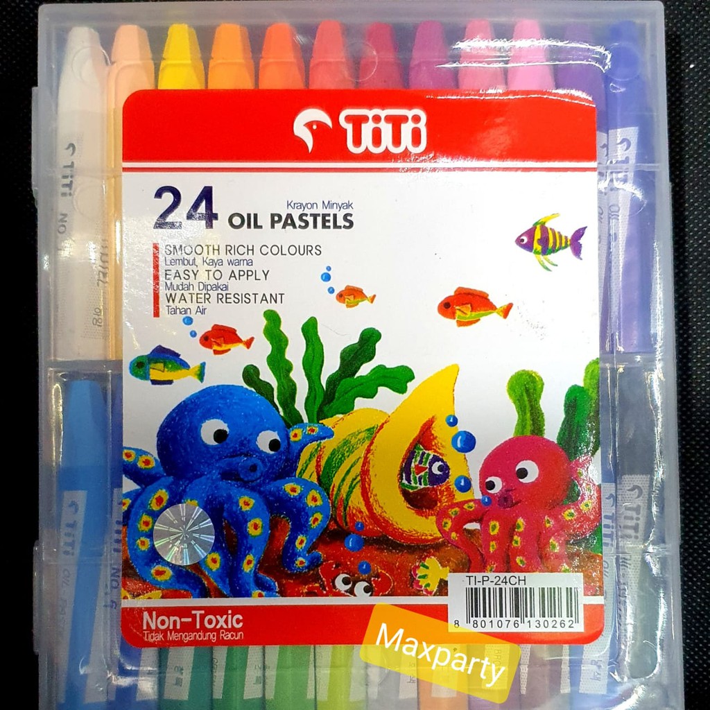 

Krayon Titi 18/24/36 warna Crayon ASLI TiTi