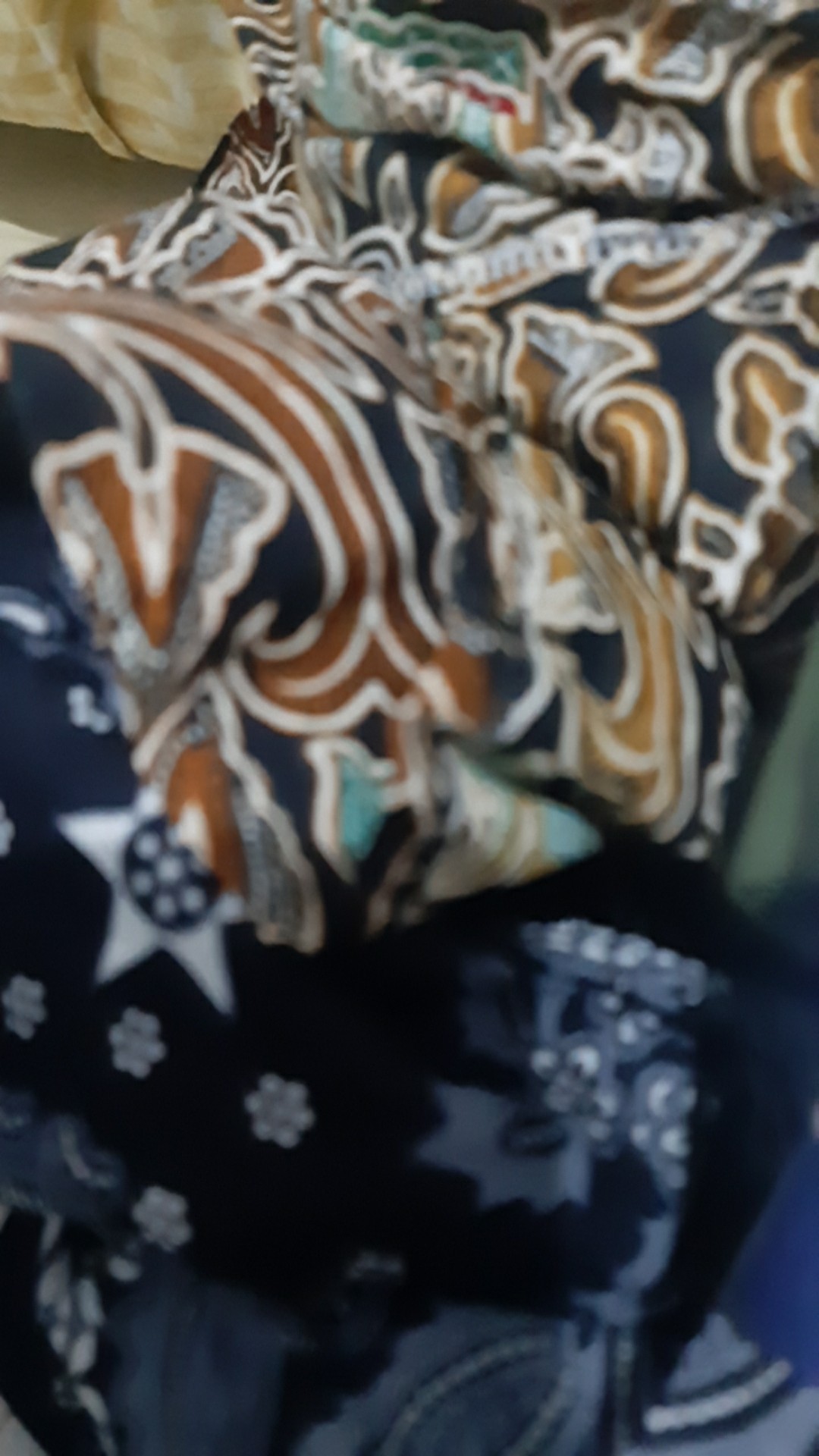 Bswart Batik Jumbo Hrb026 Kenongo Hem Pendek Padi Pekalongan M L Xl Batik Pria Murah Modern Grosir